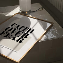 Load image into Gallery viewer, Faith over fear art print