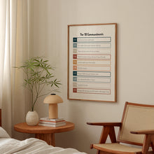 Load image into Gallery viewer, The ten commandment art print 07-228