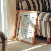 Load image into Gallery viewer, The ten commandment art print 07-228