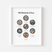 Load image into Gallery viewer, I am statement Jesus art print 07-223