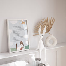 Load image into Gallery viewer, Jesus Psalm 23 illustration art print 07-245