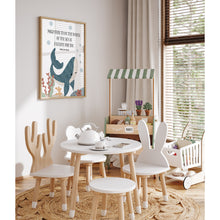 Load image into Gallery viewer, Watercolor Psalm 93:4 whale art print 07-262