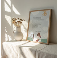 Load image into Gallery viewer, Jesus Psalm 23 illustration art print 07-245