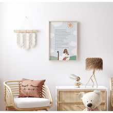 Load image into Gallery viewer, Jesus Psalm 23 illustration art print 07-245