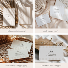 Load image into Gallery viewer, Neutral Editable Golf cart Baby Shower bundle 0207