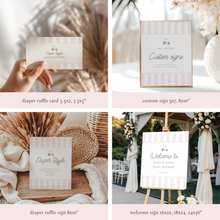 Load image into Gallery viewer, Pink Corjl Editable Golf cart Baby Shower bundle 0208