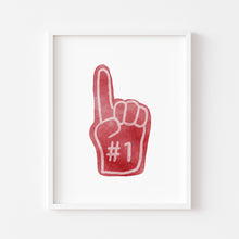 Load image into Gallery viewer, watercolor American football individual art print (Choose your print) 07-296