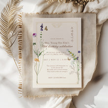 Load image into Gallery viewer, 0322 Korean 70th Birthday Invitation, Traditional Design, Editable Template for Chil-Soon, Digital download