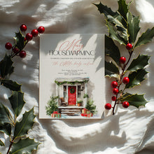 Load image into Gallery viewer, 2035 Merry housewarming Invite, Christmas Party, digital download, editable template,
