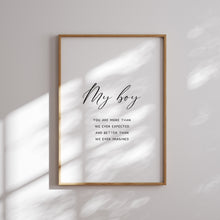 Load image into Gallery viewer, Watercolor blue boys room gallery wall art print 07-26502