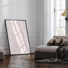 Load image into Gallery viewer, Pink the sermon on the mountain the beatitudes art print