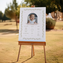 Load image into Gallery viewer, pink princess milestone board growth chart baby girl first birthday sign 0332