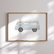 Load image into Gallery viewer, Watercolor blue boys room gallery wall art print 07-26502