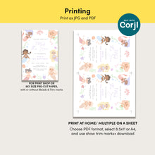 Load image into Gallery viewer, Mermaid Two the Sea 2nd Birthday Invitation Summer Girl Template 0340