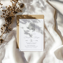 Load image into Gallery viewer, 2018 classic baby bonnet invitation