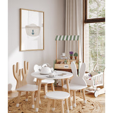 Load image into Gallery viewer, Watercolor Sailor Navy Dress Hat Art Print 07-256