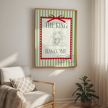 Load image into Gallery viewer, Vintage Christmas Nativity scene art print 13-228