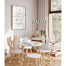 Load image into Gallery viewer, Watercolor boho pastel rainbow color I am daughter of God art print 07-26415