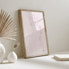 Load image into Gallery viewer, Pink the sermon on the mountain the beatitudes art print