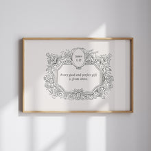 Load image into Gallery viewer, Vintage Aesthetic James 1:17 art print