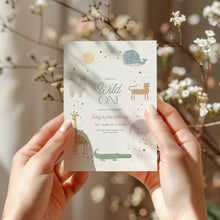 Load image into Gallery viewer, Boho Wild One First Birthday Invitation 0306