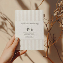 Load image into Gallery viewer, Neutral editable golf baby shower invitation template 0207