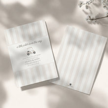 Load image into Gallery viewer, Neutral editable golf baby shower invitation template 0207
