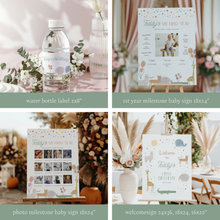 Load image into Gallery viewer, Boho Wild One First Birthday Invitation bundle 0306