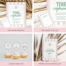 Load image into Gallery viewer, 0311 pink let's par tee first birthday party bundle