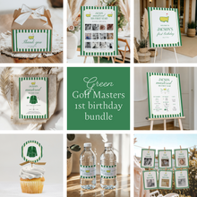 Load image into Gallery viewer, 0313 Green Masters Golf Birthday Party Bundle