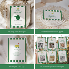 Load image into Gallery viewer, 0313 Green Masters Golf Birthday Party Bundle