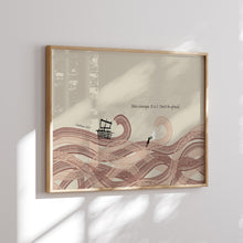 Load image into Gallery viewer, Take Courage Walk on Water Landscape Jesus and Peter bible Matthew 14:27 art print