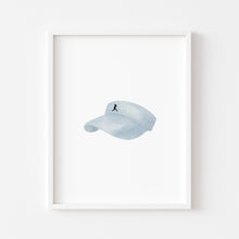 Load image into Gallery viewer, watercolor tennis individual art print 07-277