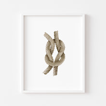 Load image into Gallery viewer, Watercolor Twisted Rope Illustration Art Print 07-256