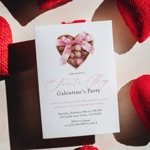 Load image into Gallery viewer, 0801 Pink Valentines Party Favorite Things Invite, Gift Exchange, Galentine's Ladies Night, Digital Download