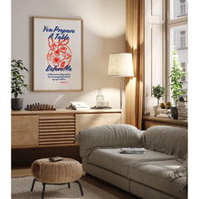 Load image into Gallery viewer, Blue red the fruit of the spirit art print