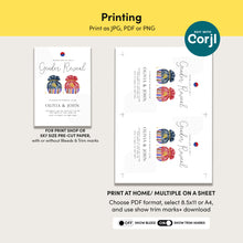 Load image into Gallery viewer, 0202 Korean Gender reveal invitation 4