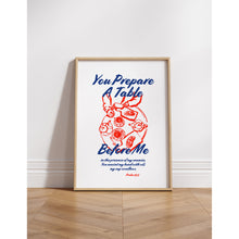 Load image into Gallery viewer, Blue red the fruit of the spirit art print