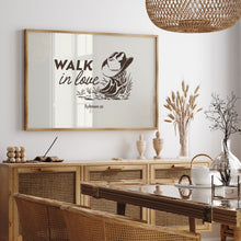 Load image into Gallery viewer, Western walk in love art print