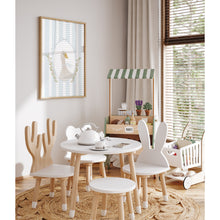 Load image into Gallery viewer, Watercolor whimsical blue silly goose art print 07-276