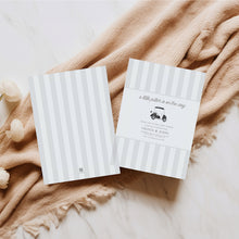 Load image into Gallery viewer, Modern minimal black gray Golf cart Baby Shower Invitation, Editable digital Baby Shower invitation Template, digital download 0204