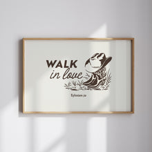 Load image into Gallery viewer, Western walk in love art print