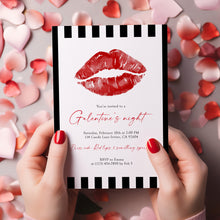 Load image into Gallery viewer, 0801 Galentine Night Out Party Invite, Valentines ladies Party, Editable Template, Digital Download