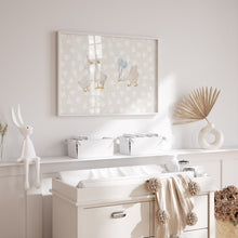 Load image into Gallery viewer, Watercolor whimsical silly goose art print 07-276