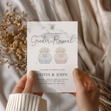 Load image into Gallery viewer, 0202 Pastel Money pocket Korean Gender reveal invitation 1