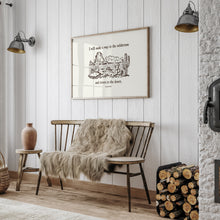 Load image into Gallery viewer, Western I will make a way bible verse art print