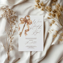 Load image into Gallery viewer, 2035 We Got the Keys Housewarming Invite, Moving Announcement, Editable Template, Digital Download