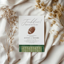 Load image into Gallery viewer, 2032 Touchdown Football Sports Baby Boy Shower Invite, Editable Template, Digital Download