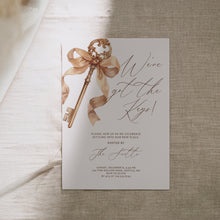 Load image into Gallery viewer, 2035 We Got the Keys Housewarming Invite, Moving Announcement, Editable Template, Digital Download