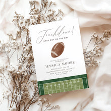 Load image into Gallery viewer, 2032 Touchdown Football Sports Baby Boy Shower Invite, Editable Template, Digital Download